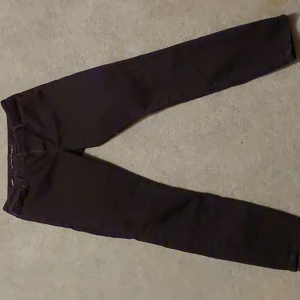 Banana Republic Mid Rise Skinny Jeans, Black, sz 30